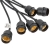Гирлянда  UDL-K230 6/E27/5M IP54 BLACK BELT-LIGHT GREENHOUSE