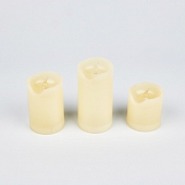 Декоративная свеча  ULD-F060 WARM WHITE CANDLE SET3 