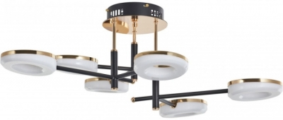 Потолочная люстра Ferrara-72999 272999/6 BK/GD