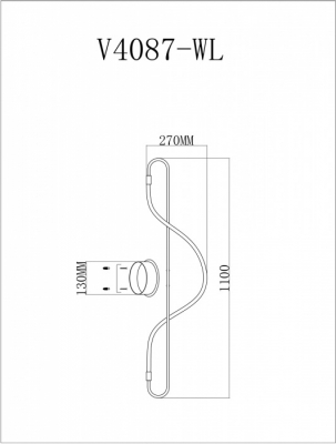 Бра True V4087-WL