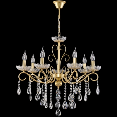 Подвесная люстра  04201-0.4-07 GOLD