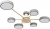 Потолочная люстра Sunrise 10316/6 Grey Потолочная люстра Sunrise 10316/6 Grey