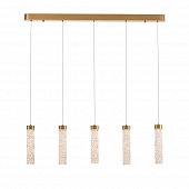 Подвесной светильник MD24030028 MD24030028-5B brass/clear 