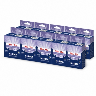 Лампочка светодиодная Norma LED-GX53-12W/6500K/GX53/FR/NR SET10