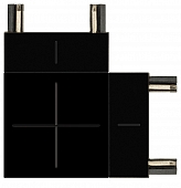 Коннектор угловой  TRM-S5-CC BK 