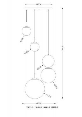 Подвесной светильник Varus 15855-5