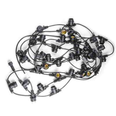 Гирлянда  UDL-K110 40/E27/10M IP65 BLACK BELT-LIGHT