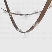 Подвесной светильник Bosque BOSQUE SP7 L3000 BROWN/TRANSPARENT 