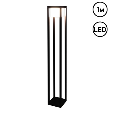 Наземный светильник  09978-0.7-001JH 1,0M LED12W BK RLOS