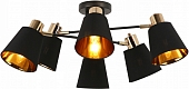 Потолочная люстра  IL6116-6COU-79 BK GD Abelie 