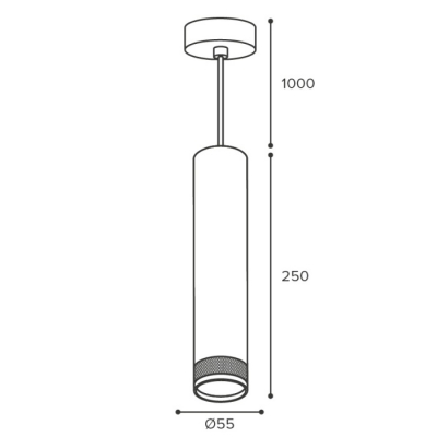 Подвесной светильник Wsl-Gu10 WSL-GU10/P12BG