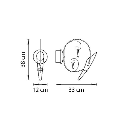 Бра SCARABEO 755614