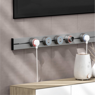 Электроустановочный шинопровод Am-track-sockets-39 392301TO/100 Gold