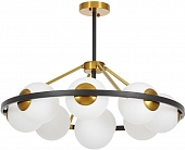 Потолочная люстра Donzano LDP 8034-9 BK+WT 