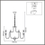 Подвесная люстра Suana 8317/8