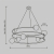 Подвесная люстра Balance MOD317PL-06B