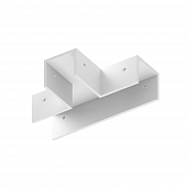 Коннектор T-образный Комплектующие для уличной трековой системы Elasity IP O-TR001-TC-W 