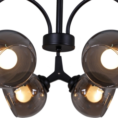 Потолочная люстра  01268-0.3-06 BK+CR