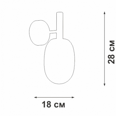 Бра  V25540-1/1A