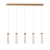 Подвесной светильник MD24030028 MD24030028-5B brass/clear