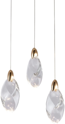 Подвесной светильник OD2440 OD2439-3 gold/clear