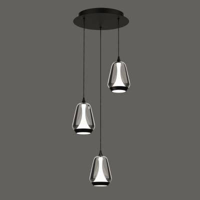 Подвесной светильник MD24001011 MD24001011-3A black/smoky