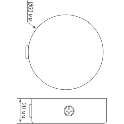 Основание для Бра Cascata Base DL20751Brass
