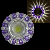 Точечный светильник  42225-9.0-001PL MR16+LED3W CL/PP 