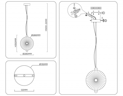 Подвесной светильник High Light LH31145