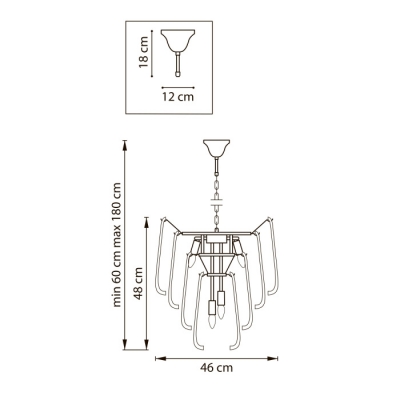 Подвесная люстра Retro II 799082