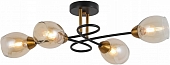 Потолочная люстра  IL8263-4COU-79 BK GD 