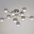 Потолочная люстра  68730-0.3-10 GX53 GREY+WOOD