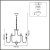 Подвесная люстра Suana 8318/8