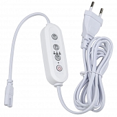 Таймер с вилкой и разъемом  UST-E32 WHITE 2M 