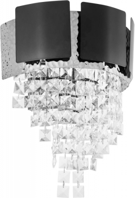 Бра Molina LDW 7045-2 BK+CHR