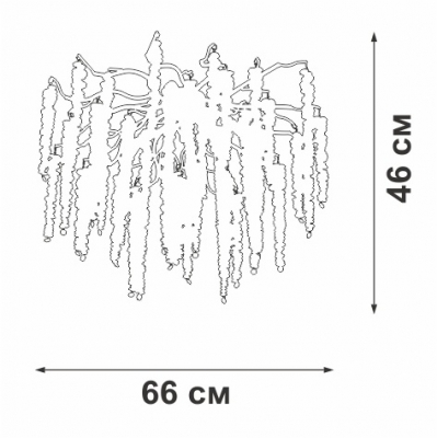 Потолочная люстра  V28551-1/7PL
