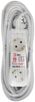 Розеточные блоки, удлинители  U-3e-10m-3x1,5