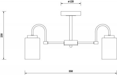 Потолочная люстра Jewel FR5321CL-05BZ