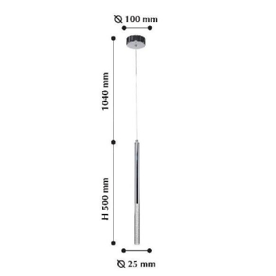 Подвесной светильник Cylindro 2209-1P