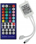 Контроллер  RGBW-Controller-12/24V-96/192W-IP20-IR 