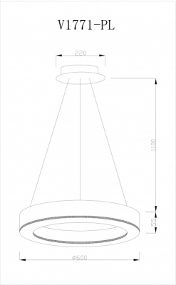 Подвесной светильник Viso V1771-PL