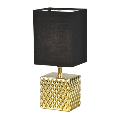 Интерьерная настольная лампа  UML-B306 E14 GOLD/BLACK