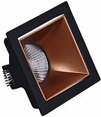 Точечный светильник  16086-9.0-001PT MR16 BK+ROSE GD 