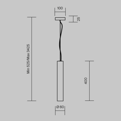 Подвесной светильник Basic Texture MOD461PL-L5BGK