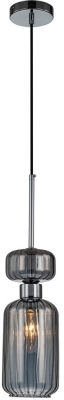 Подвесной светильник Gloss 1141/1S Chrome/Smoke