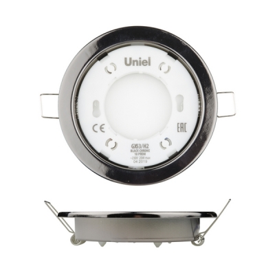 Точечный светильник  GX53/H2 BLACK CHROME 10 PROM