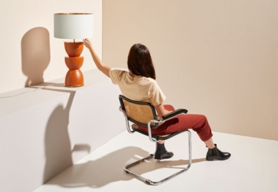 Интерьерная настольная лампа Metric NAC117 Shiny Gold + 801011/41