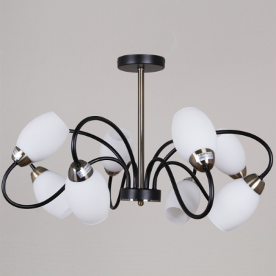 Потолочная люстра  01270-0.3-08B BK+AB