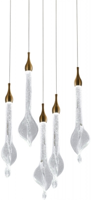Подвесной светильник OD2433 OD2433-5 gold/clear