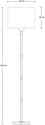 Торшер Jamie A4090PN-1BK